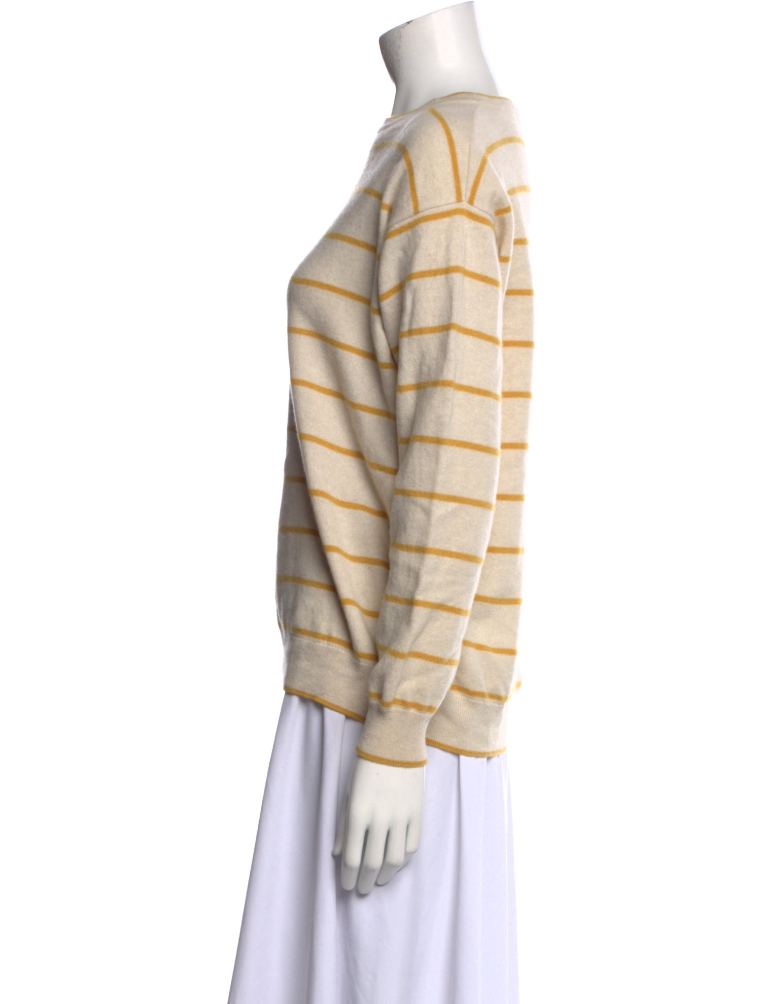 Brunello Cucinelli Virgin Wool Striped Sweater