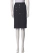 Brunello Cucinelli Virgin Wool Knee-Length Skirt