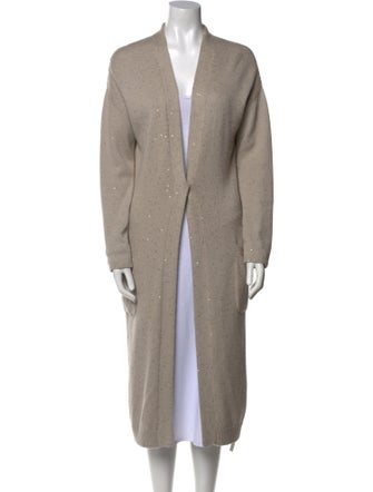 Brunello Cucinelli Cashmere Open Front Sweater