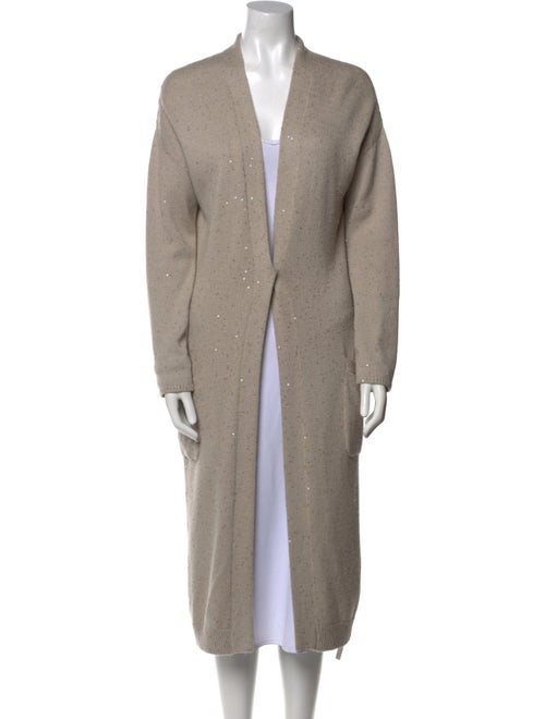 Brunello Cucinelli Cashmere Open Front Sweater