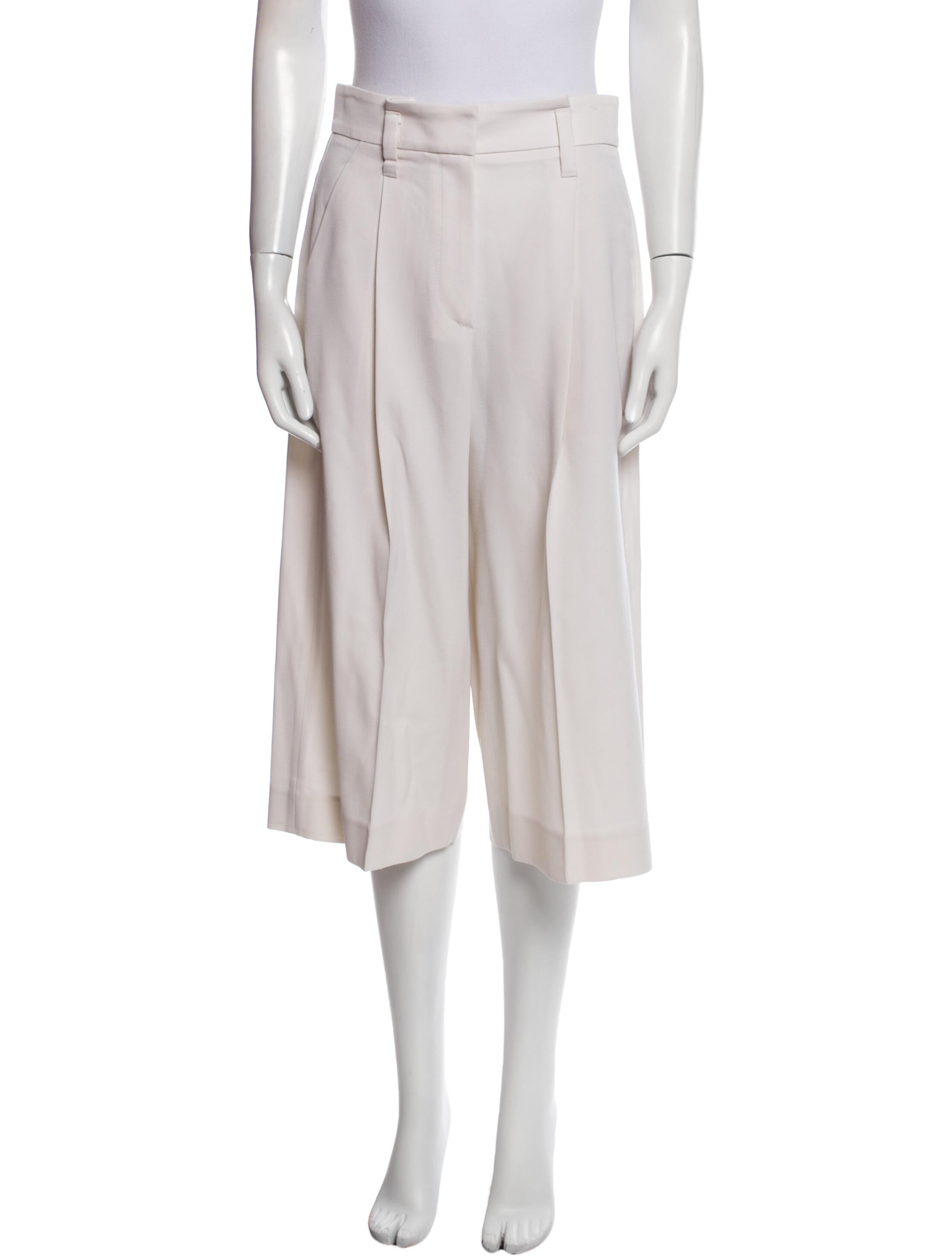 Brunello Cucinelli Virgin Wool Wide Leg Pants
