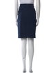 Brunello Cucinelli Leather Trim Embellishment Knee-Length Skirt