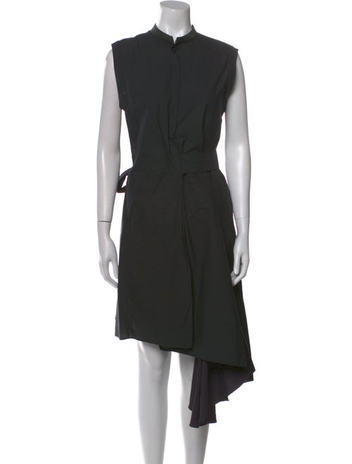 Brunello Cucinelli Mock Neck Knee-Length Dress