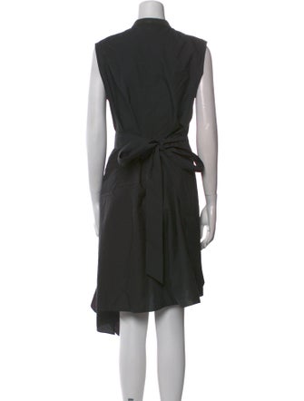 Brunello Cucinelli Mock Neck Knee-Length Dress
