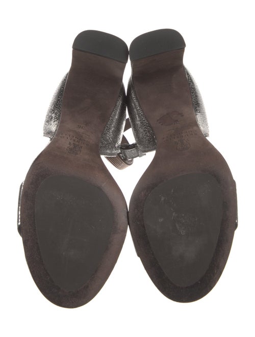 Brunello Cucinelli Monili Leather Sandals