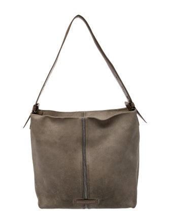 Brunello Cucinelli Leather Messenger Bag