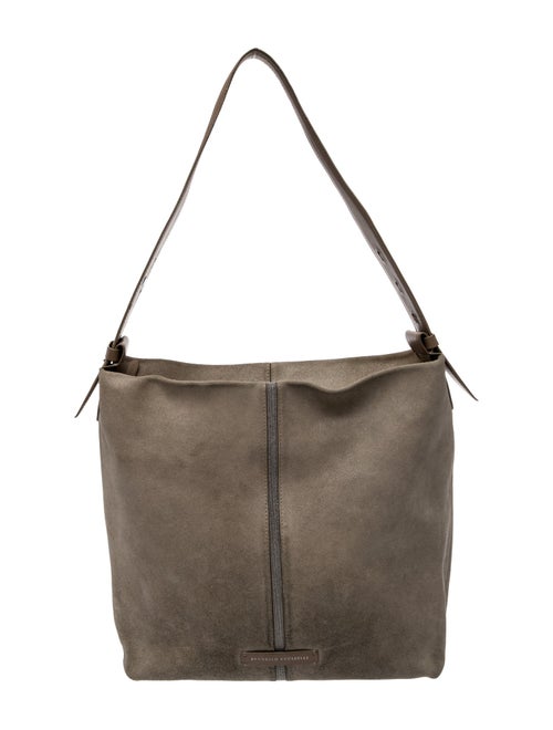 Brunello Cucinelli Leather Messenger Bag