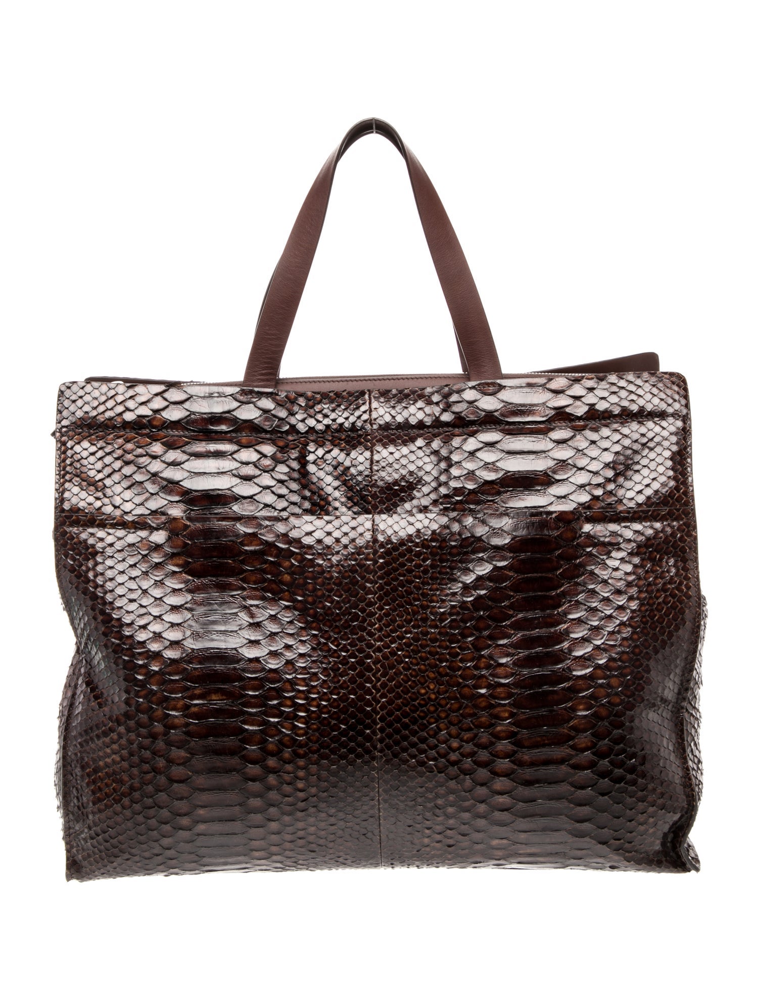Brunello Cucinelli Snakeskin Top Handle Bag
