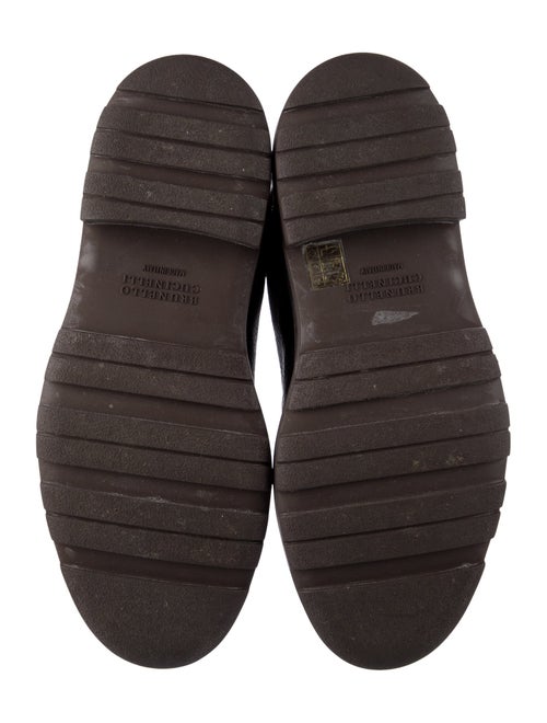 Brunello Cucinelli Leather Combat Boots