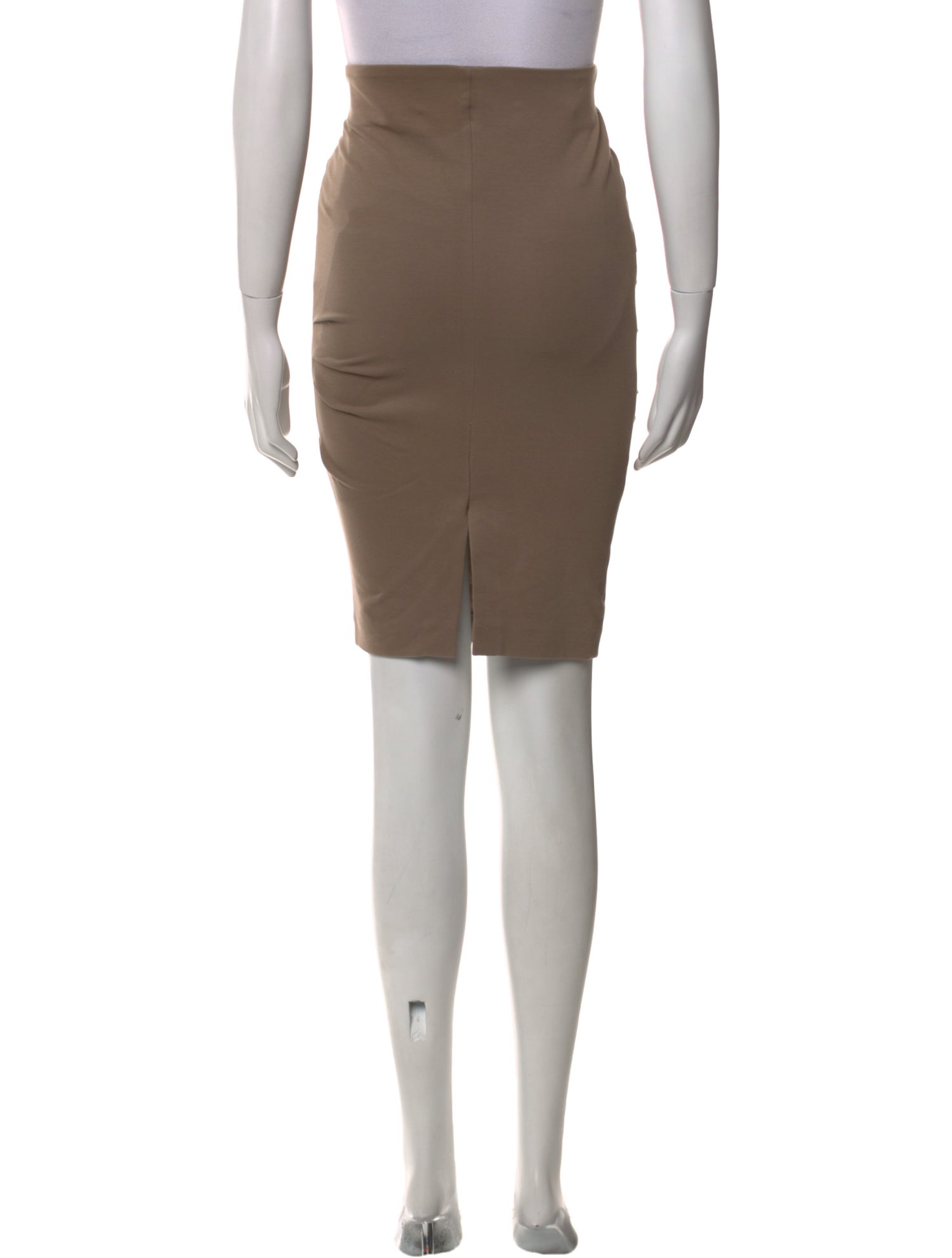 Brunello Cucinelli Pleated Accents Knee-Length Skirt