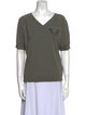 Brunello Cucinelli V-Neck Short Sleeve T-Shirt