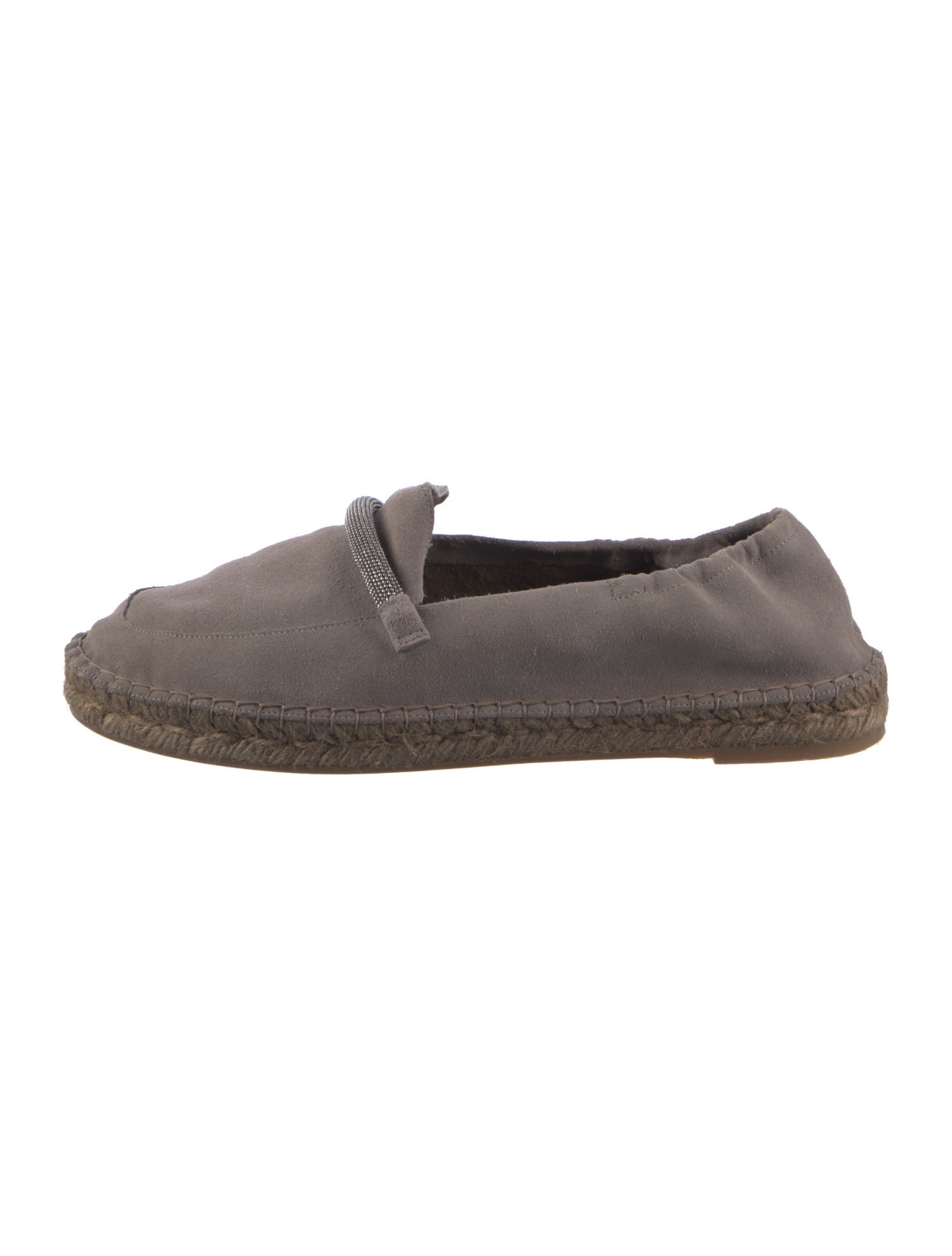 Brunello Cucinelli Monili Suede Espadrilles