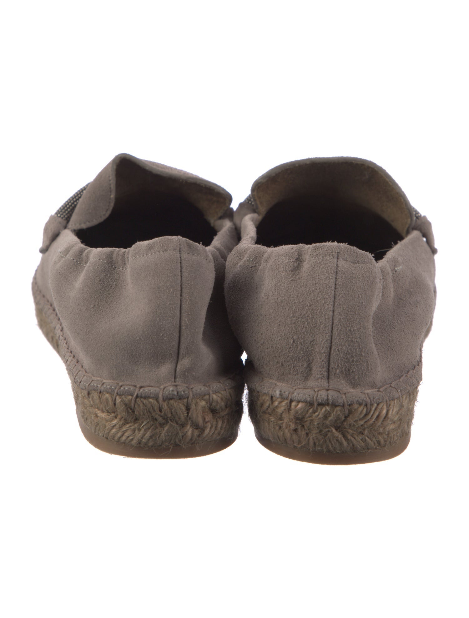 Brunello Cucinelli Monili Suede Espadrilles