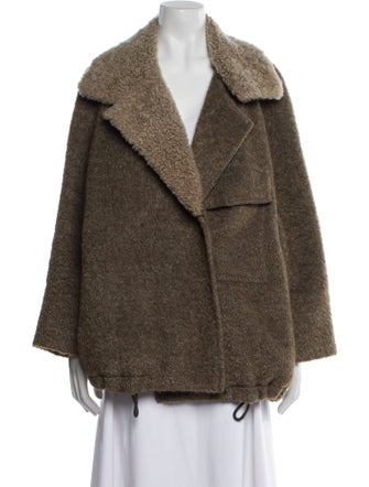 Brunello Cucinelli Mohair Faux Fur Jacket