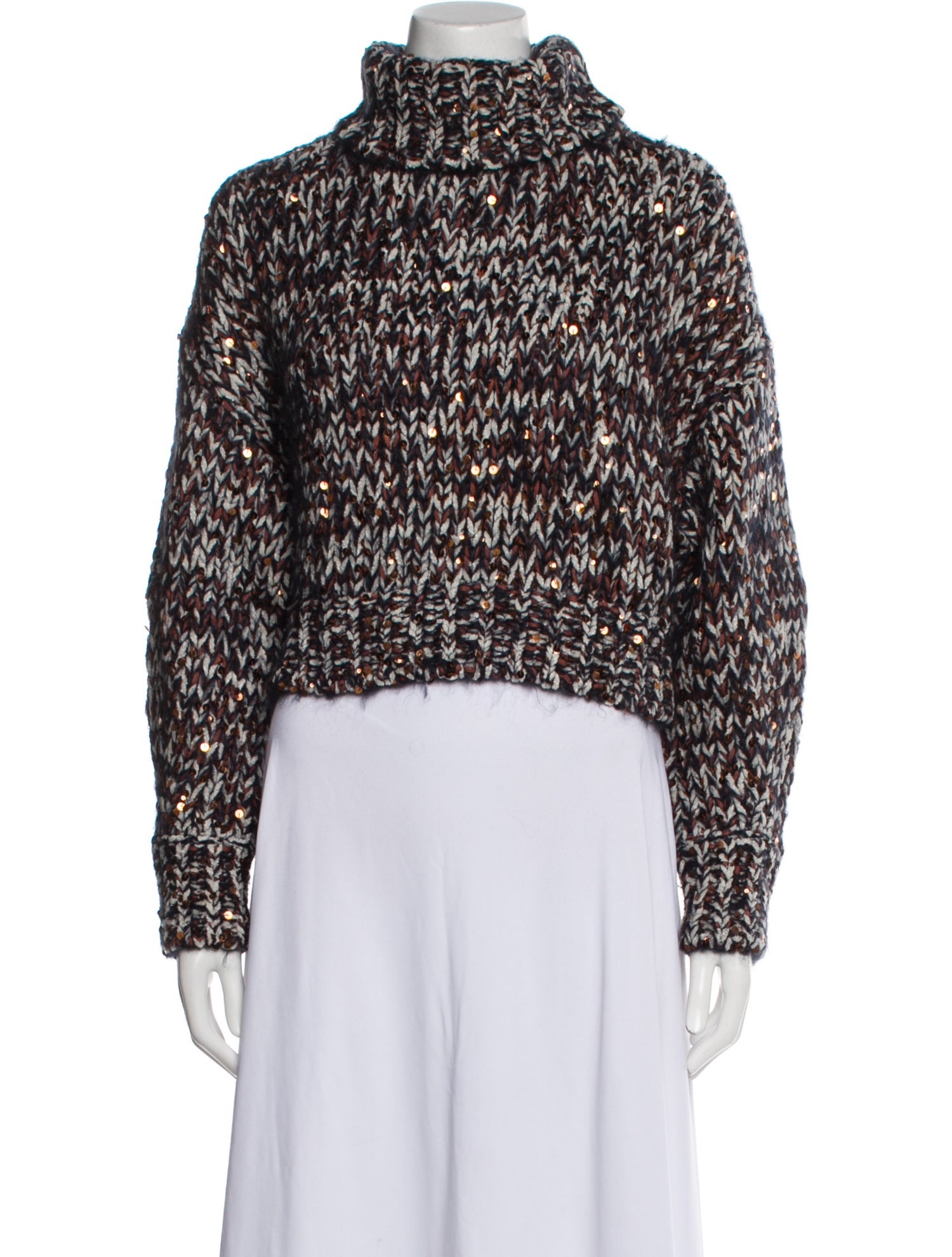 Brunello Cucinelli Mohair Printed Sweater