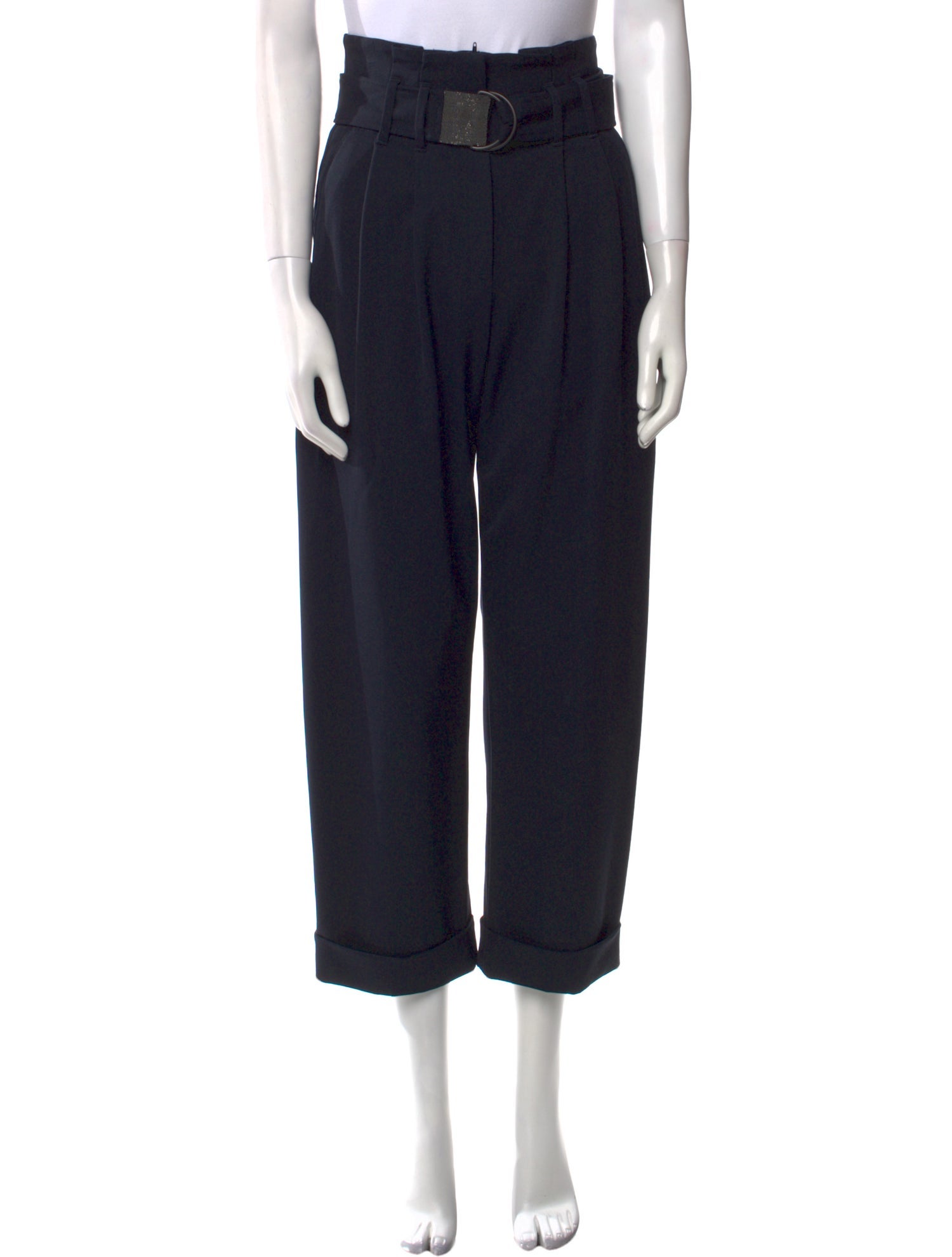 Brunello Cucinelli Virgin Wool Wide Leg Pants