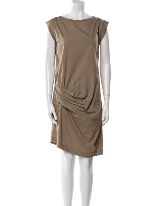 Brunello Cucinelli Bateau Neckline Mini Dress