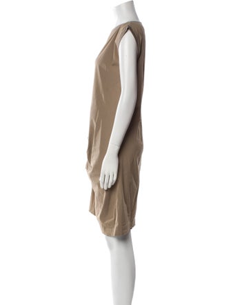 Brunello Cucinelli Bateau Neckline Mini Dress