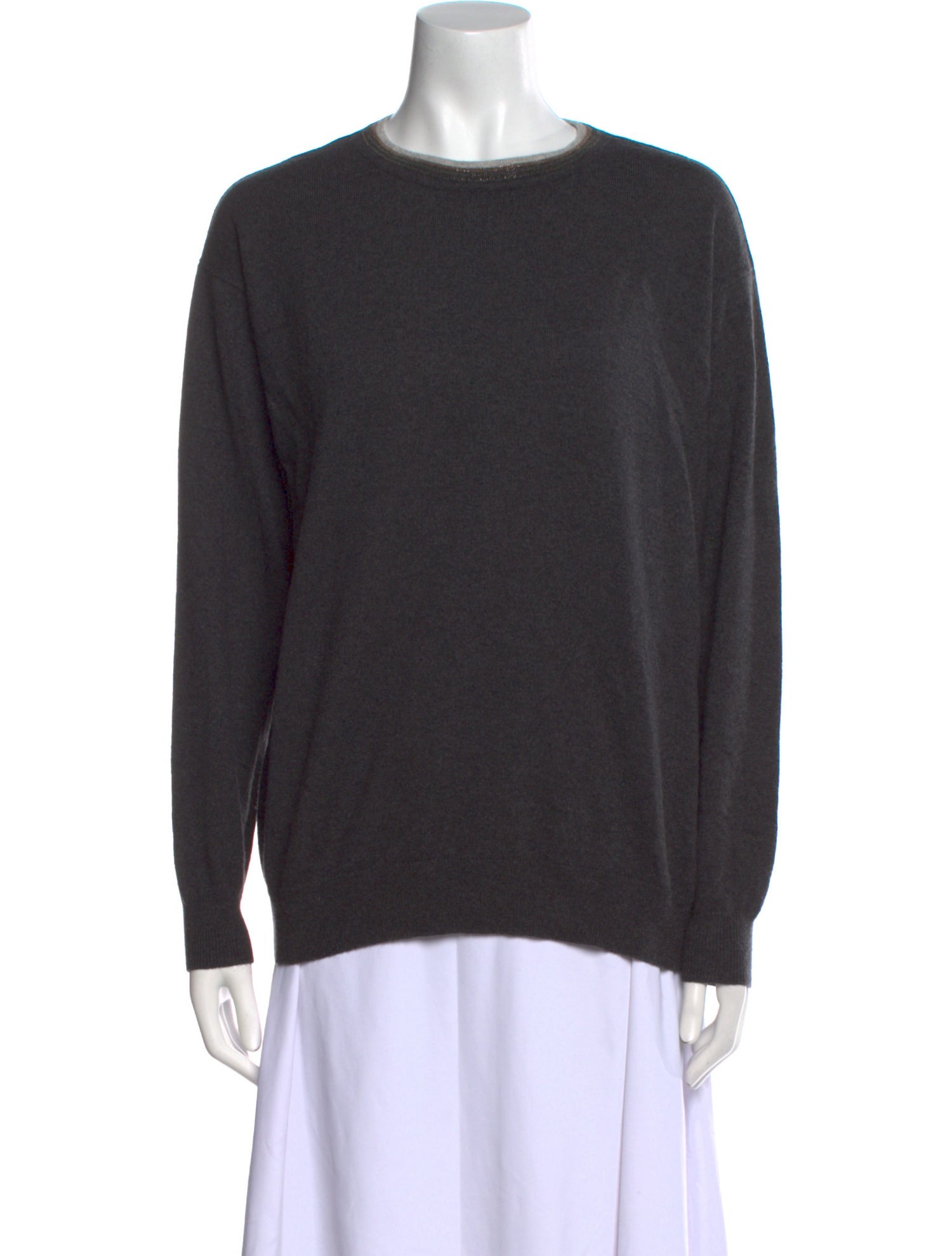 Brunello Cucinelli Cashmere Bateau Neckline Sweater