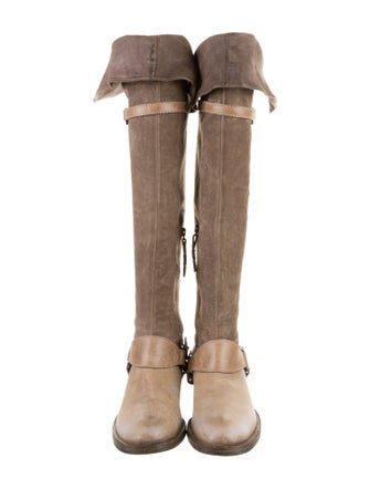 Brunello Cucinelli Leather Riding Boots