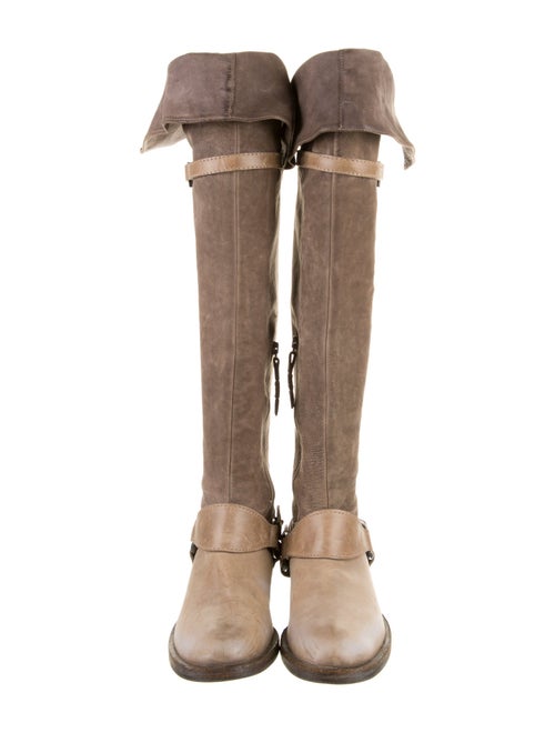Brunello Cucinelli Leather Riding Boots