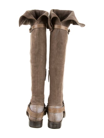 Brunello Cucinelli Leather Riding Boots