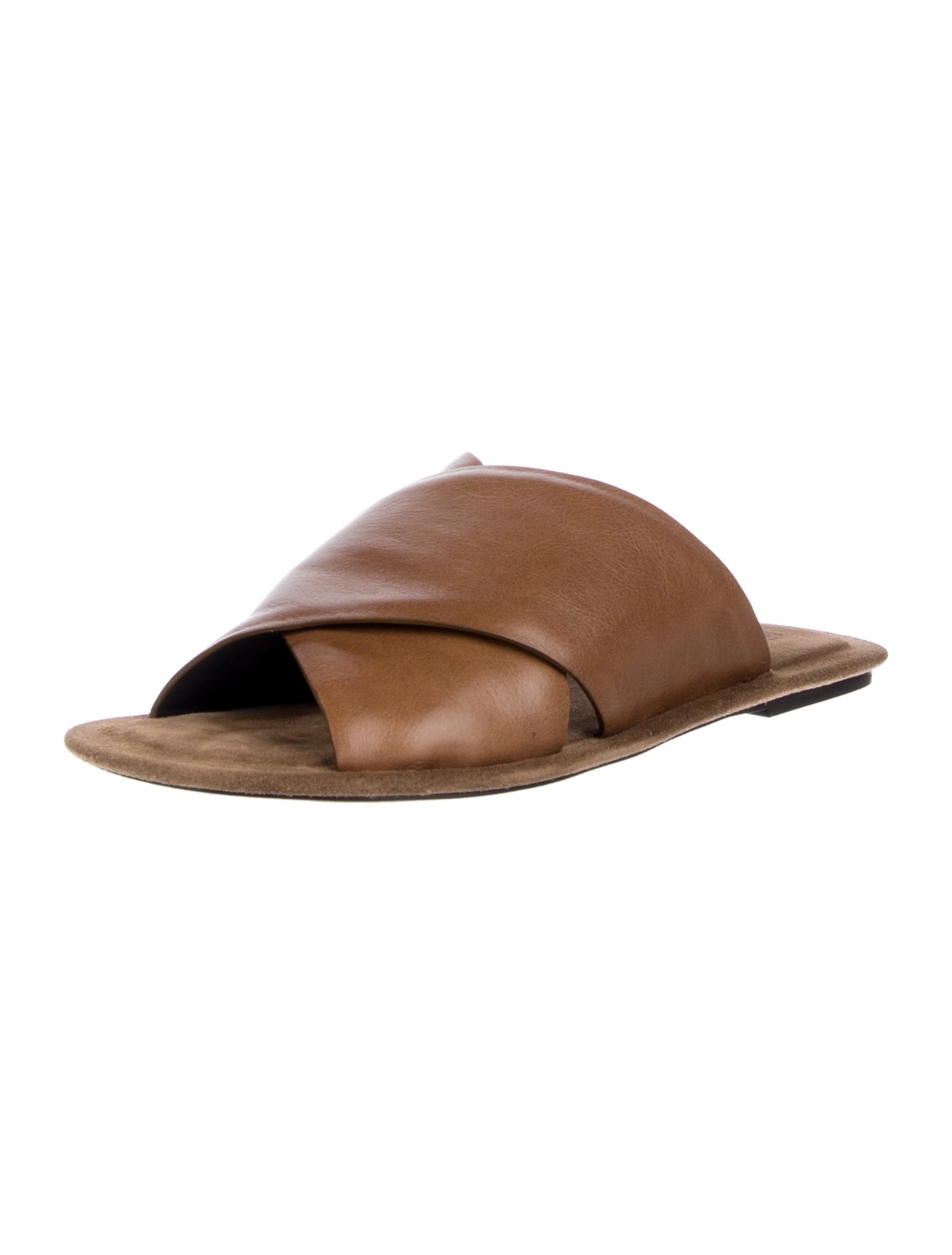 Brunello Cucinelli Leather Slides