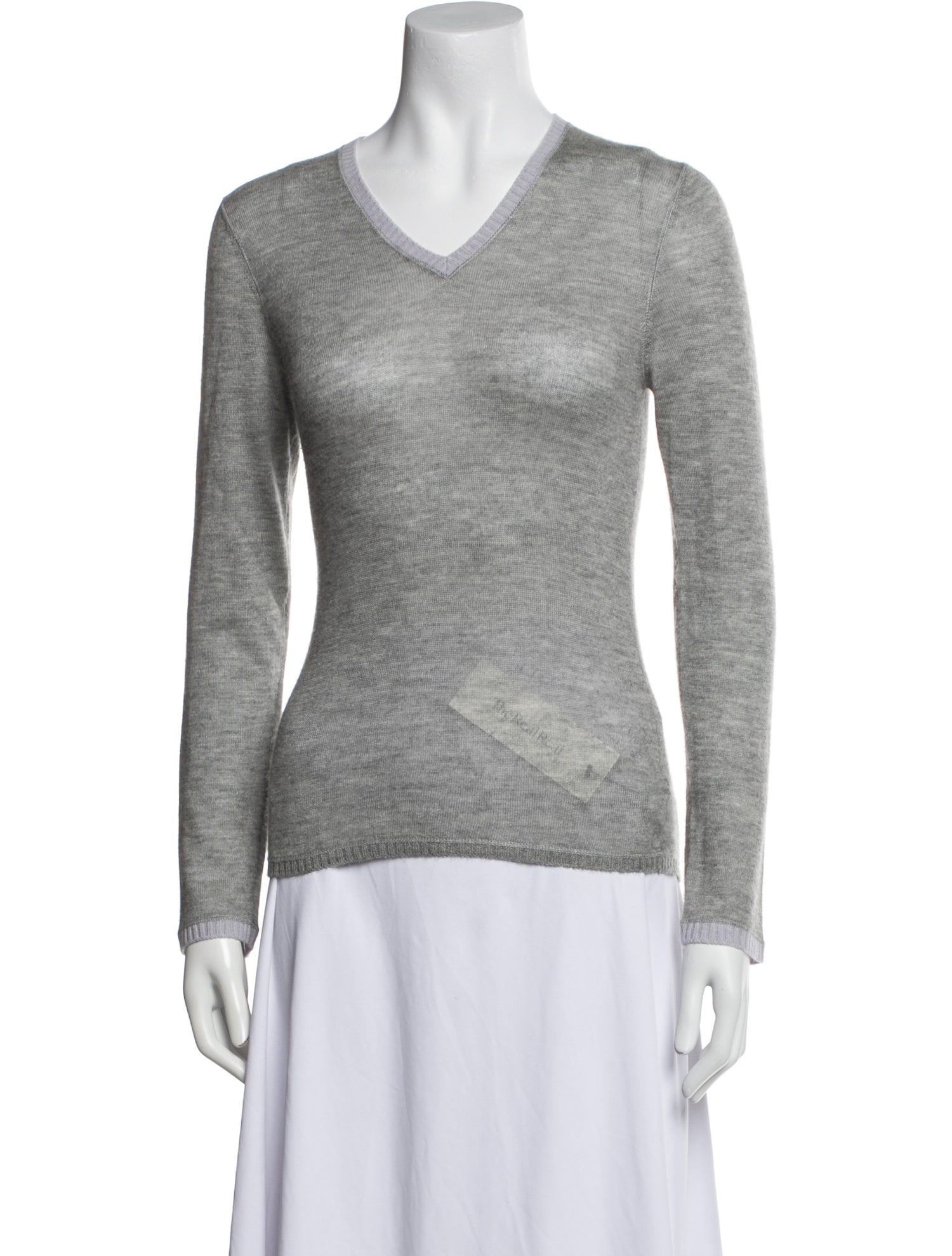 Brunello Cucinelli Cashmere V-Neck Sweatshirt