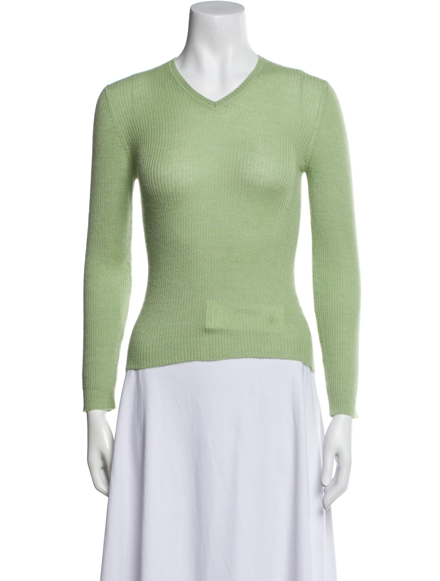 Brunello Cucinelli Cashmere V-Neck Top
