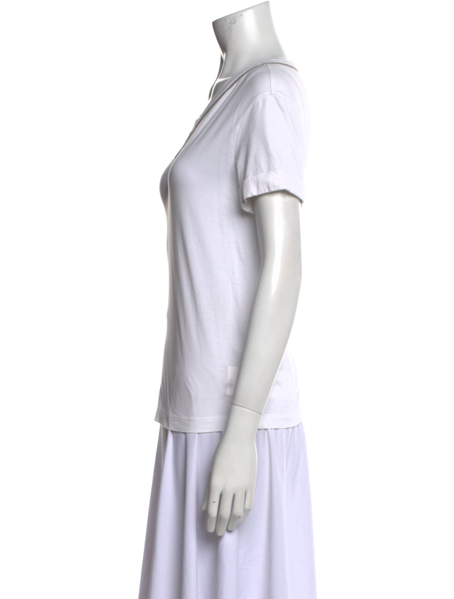Brunello Cucinelli V-Neck Short Sleeve T-Shirt