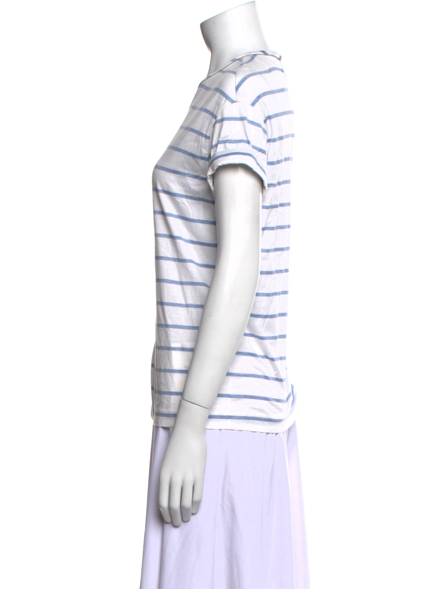 Brunello Cucinelli Striped Crew Neck T-Shirt w/ Tags