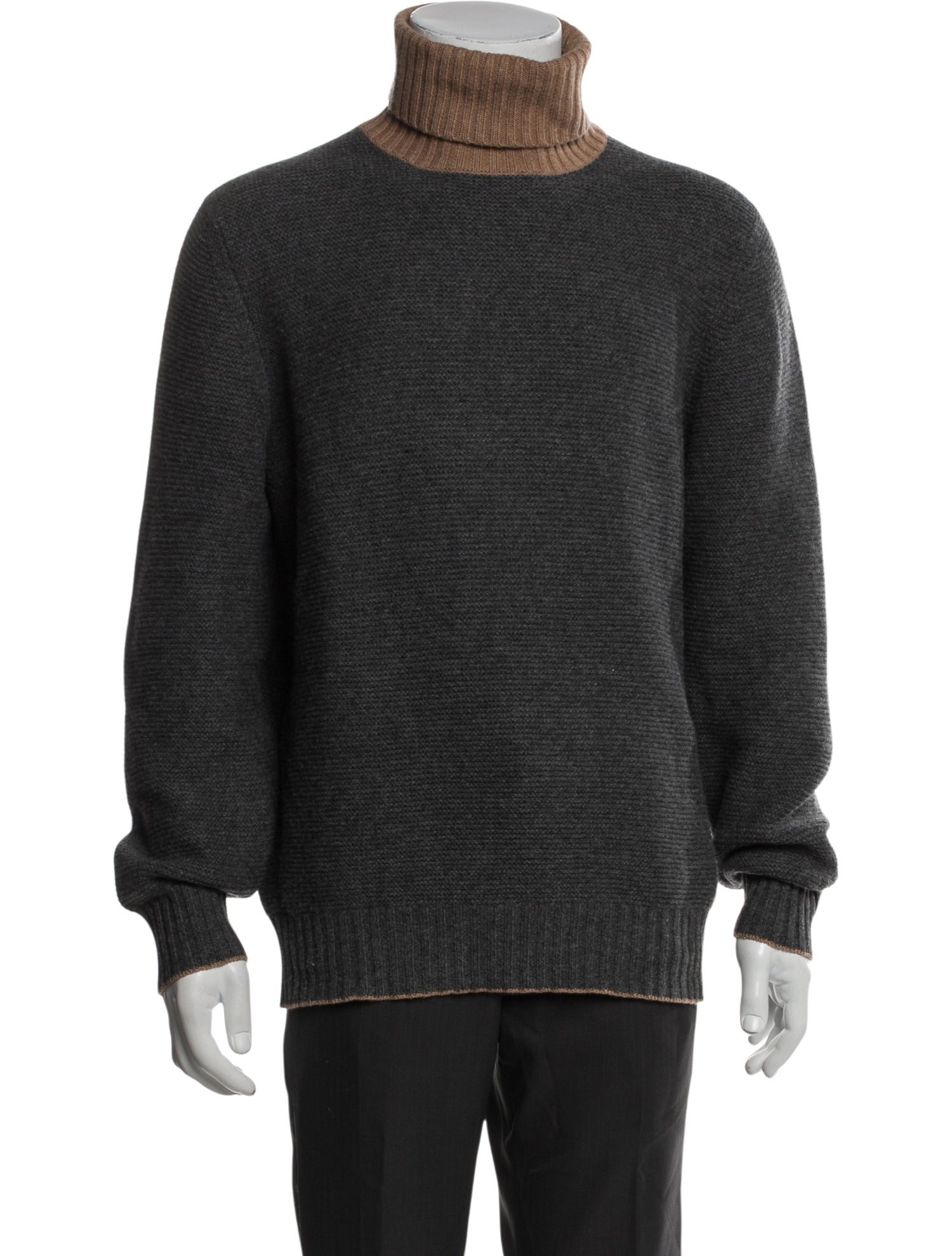 Brunello Cucinelli Virgin Wool Turtleneck Pullover