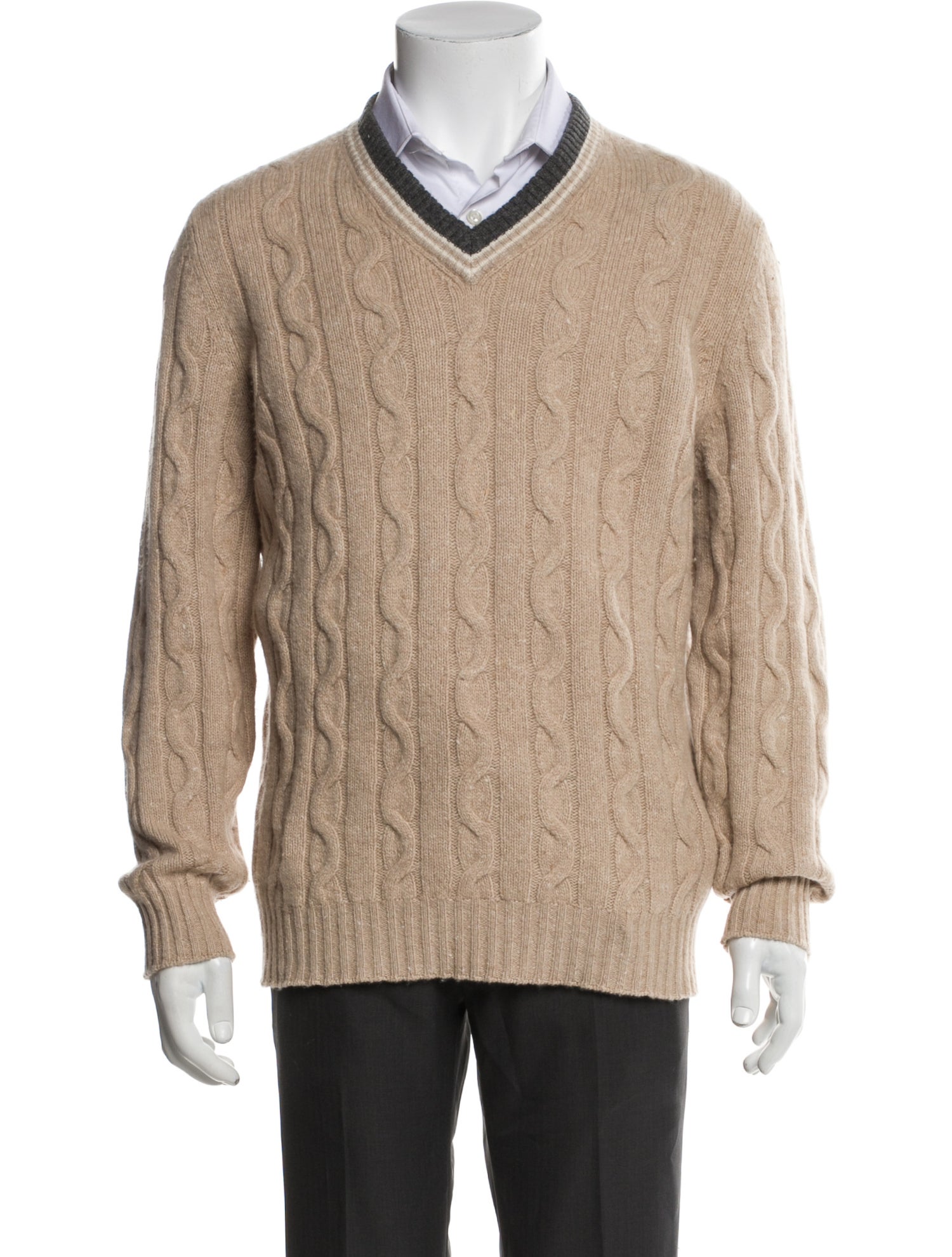 Brunello Cucinelli Cashmere V-Neck Pullover
