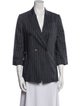 Brunello Cucinelli Linen Striped Blazer