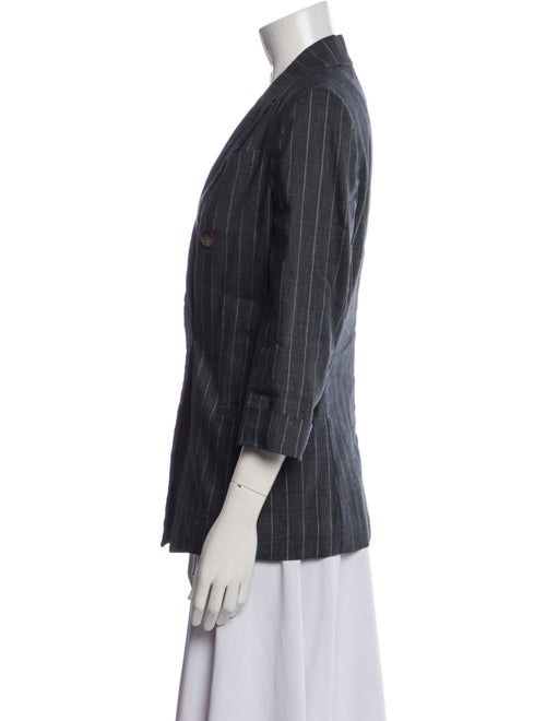 Brunello Cucinelli Linen Striped Blazer