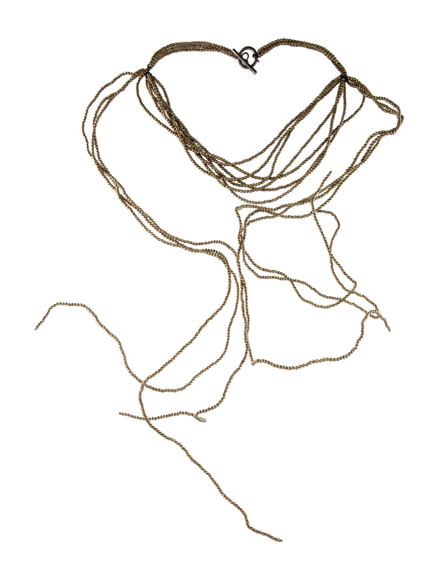 Brunello Cucinelli Beaded Coiled Fringe Necklace