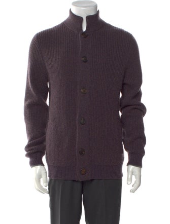 Brunello Cucinelli Cashmere Mock Neck Cardigan
