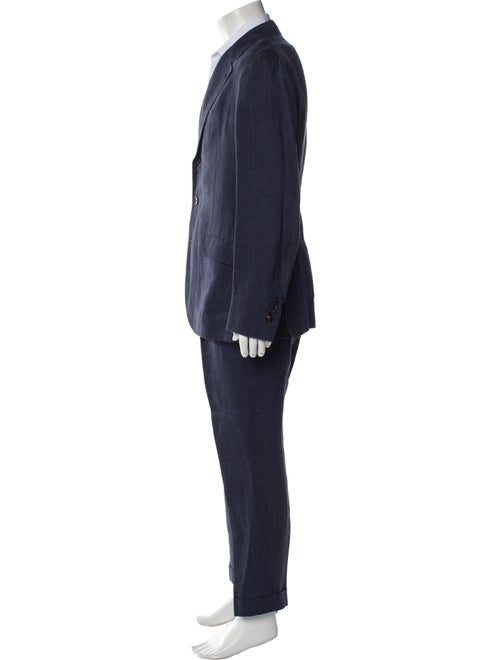 Brunello Cucinelli Linen Striped Two-Piece Suit