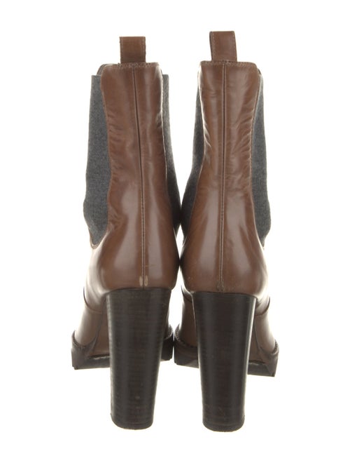 Brunello Cucinelli Leather Chelsea Boots
