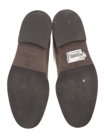 Brunello Cucinelli Monili Leather Boots