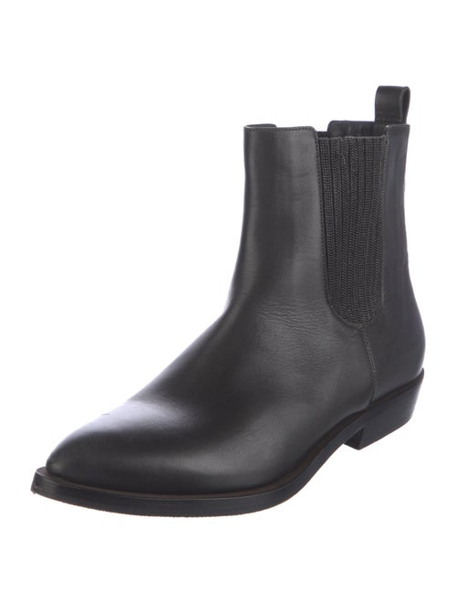 Brunello Cucinelli Monili Leather Chelsea Boots
