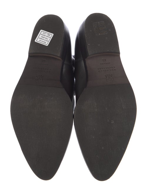 Brunello Cucinelli Monili Leather Chelsea Boots