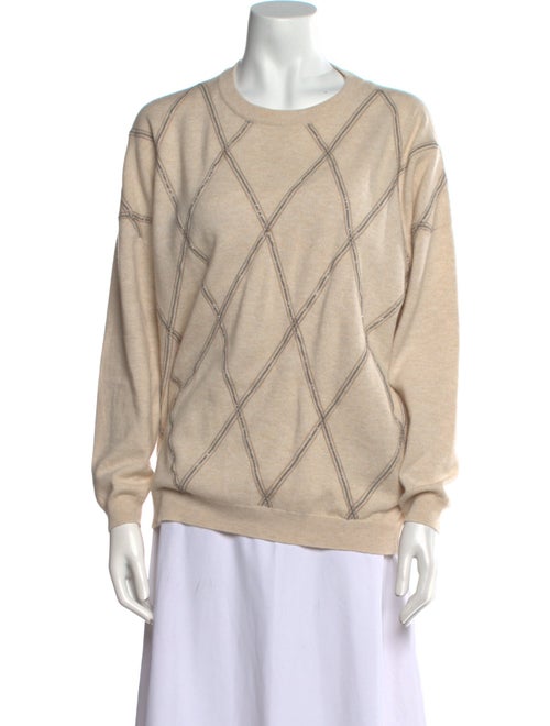 Brunello Cucinelli Virgin Wool Scoop Neck Sweater