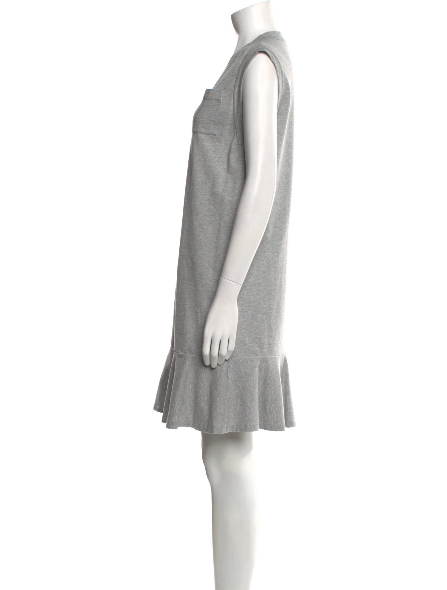 Brunello Cucinelli V-Neck Mini Dress