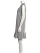 Brunello Cucinelli V-Neck Mini Dress