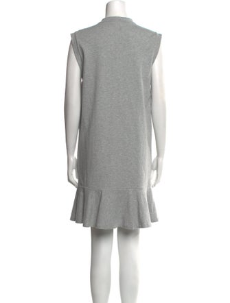 Brunello Cucinelli V-Neck Mini Dress
