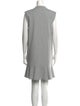 Brunello Cucinelli V-Neck Mini Dress