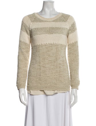 Brunello Cucinelli Nylon Striped Sweater