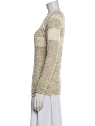 Brunello Cucinelli Nylon Striped Sweater