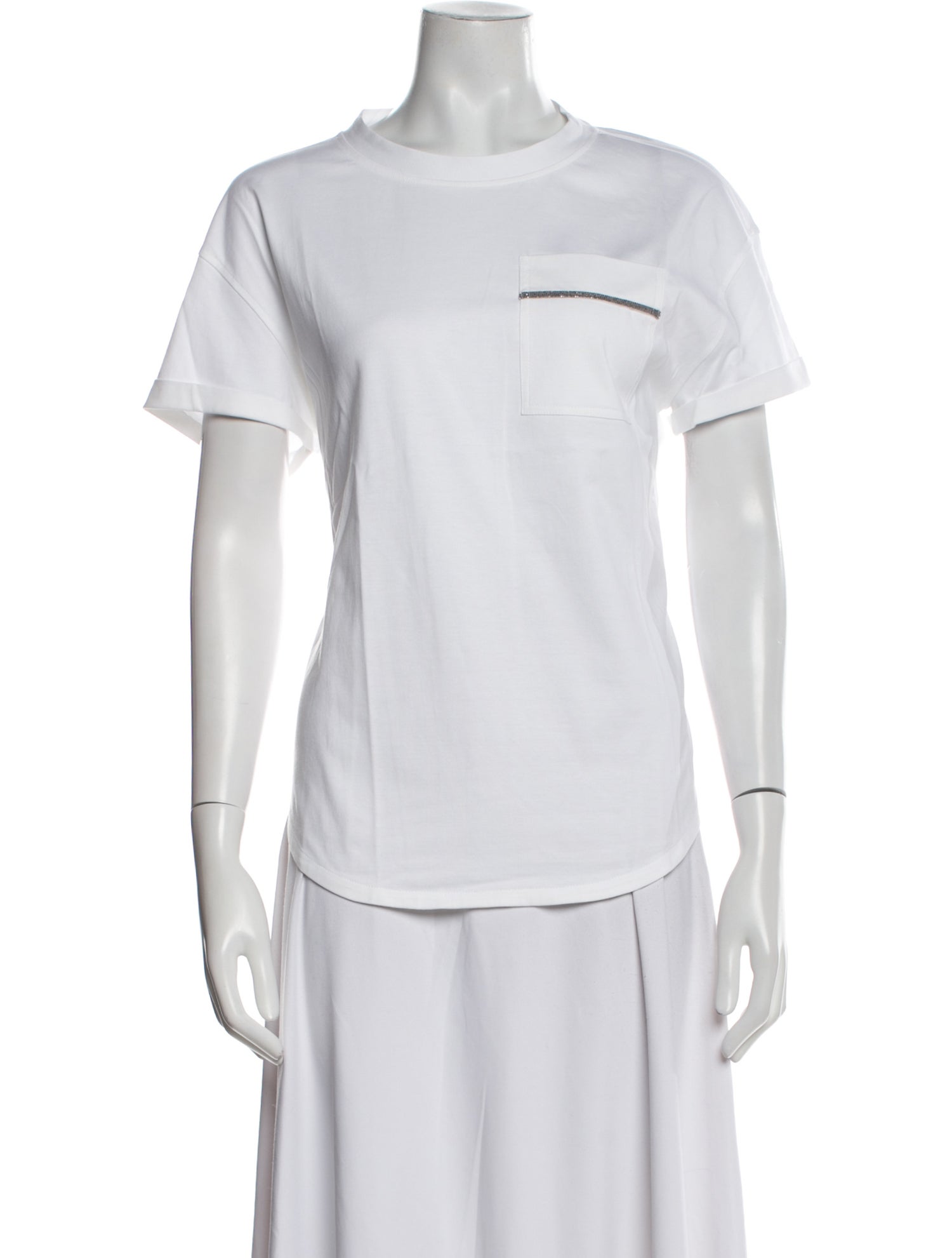 Brunello Cucinelli Crew Neck Short Sleeve T-Shirt